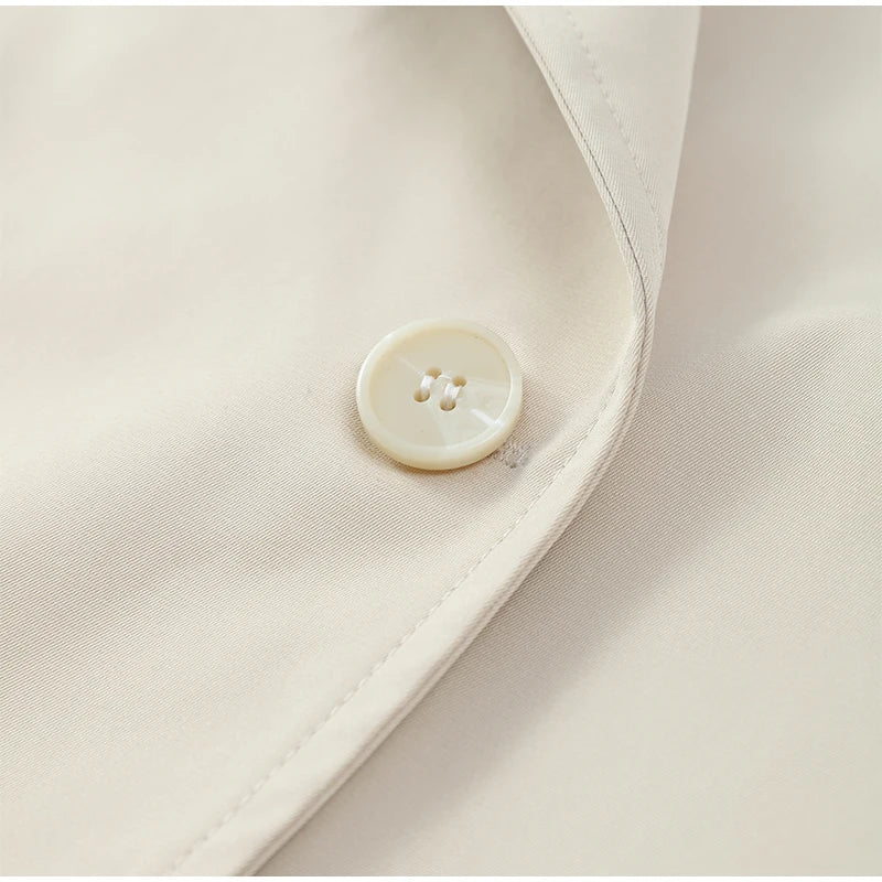 Lace-Up Cropped Trench Coat – Fall 2025