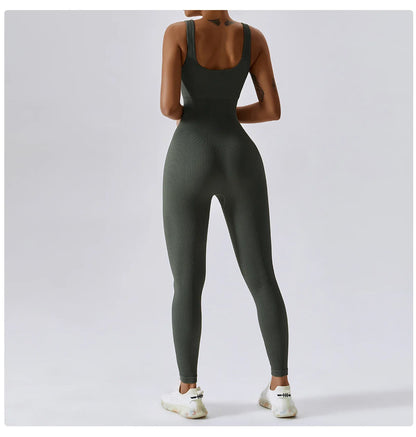 One-Piece Seamless Yoga Suit