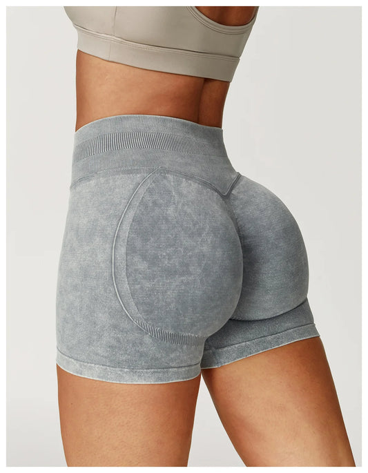 Seamless High Waist Yoga Shorts