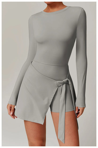 One-Piece Long Sleeve Yoga Jumpsuit