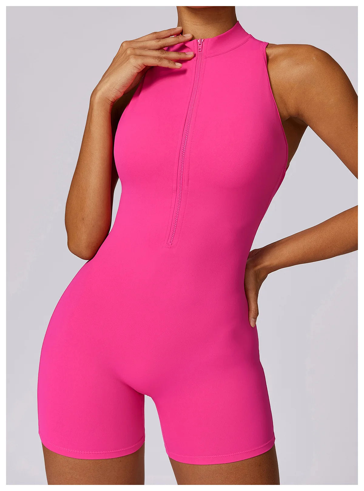 Women’s Zipper Yoga Jumpsuit