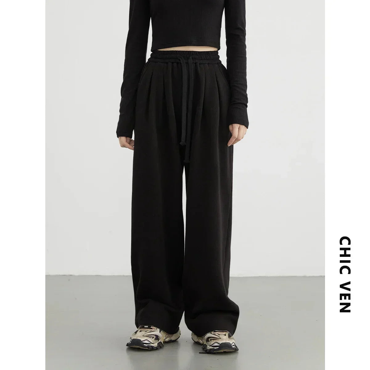 High Waist Drawstring Pants – Autumn/Winter 2025
