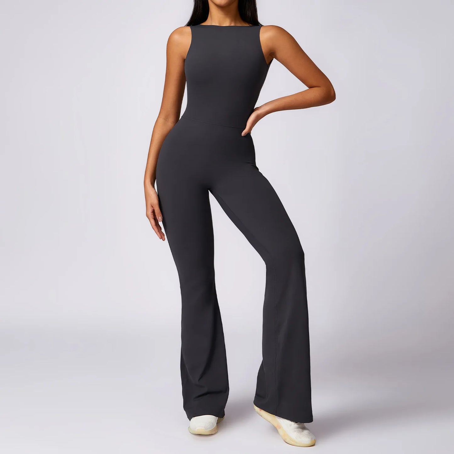 Women’s One-Piece Yoga Jumpsuit – Seamless Training Bodysuit