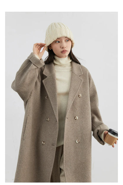 Double-Breasted Wool Coat – Autumn/Winter 2025