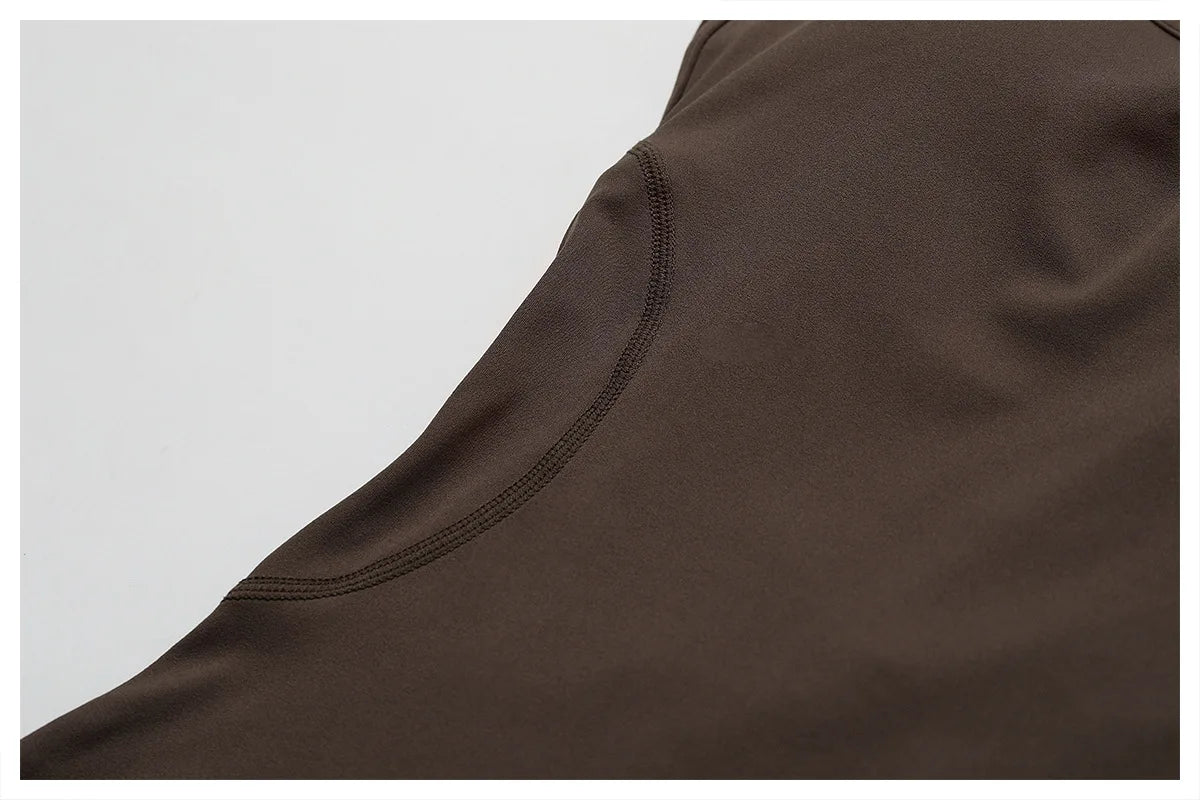 Women’s Solid One-Piece Yoga Jumpsuit – Seamless Fitness Bodysuit