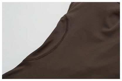 Women’s Solid One-Piece Yoga Jumpsuit – Seamless Fitness Bodysuit