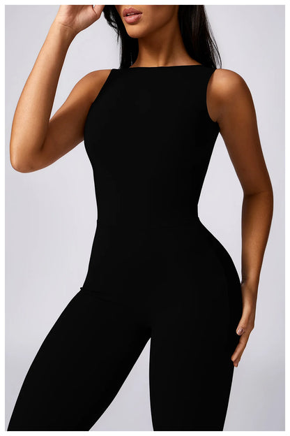 Women’s One-Piece Yoga Jumpsuit – Seamless Training Bodysuit