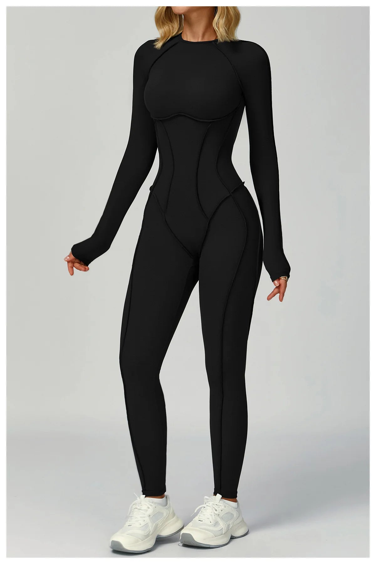 Women’s Long Sleeve Yoga Jumpsuit