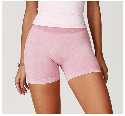 Seamless High Waist Yoga Shorts