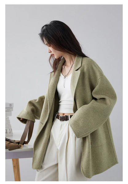Double-Breasted Wool Coat – Winter 2025
