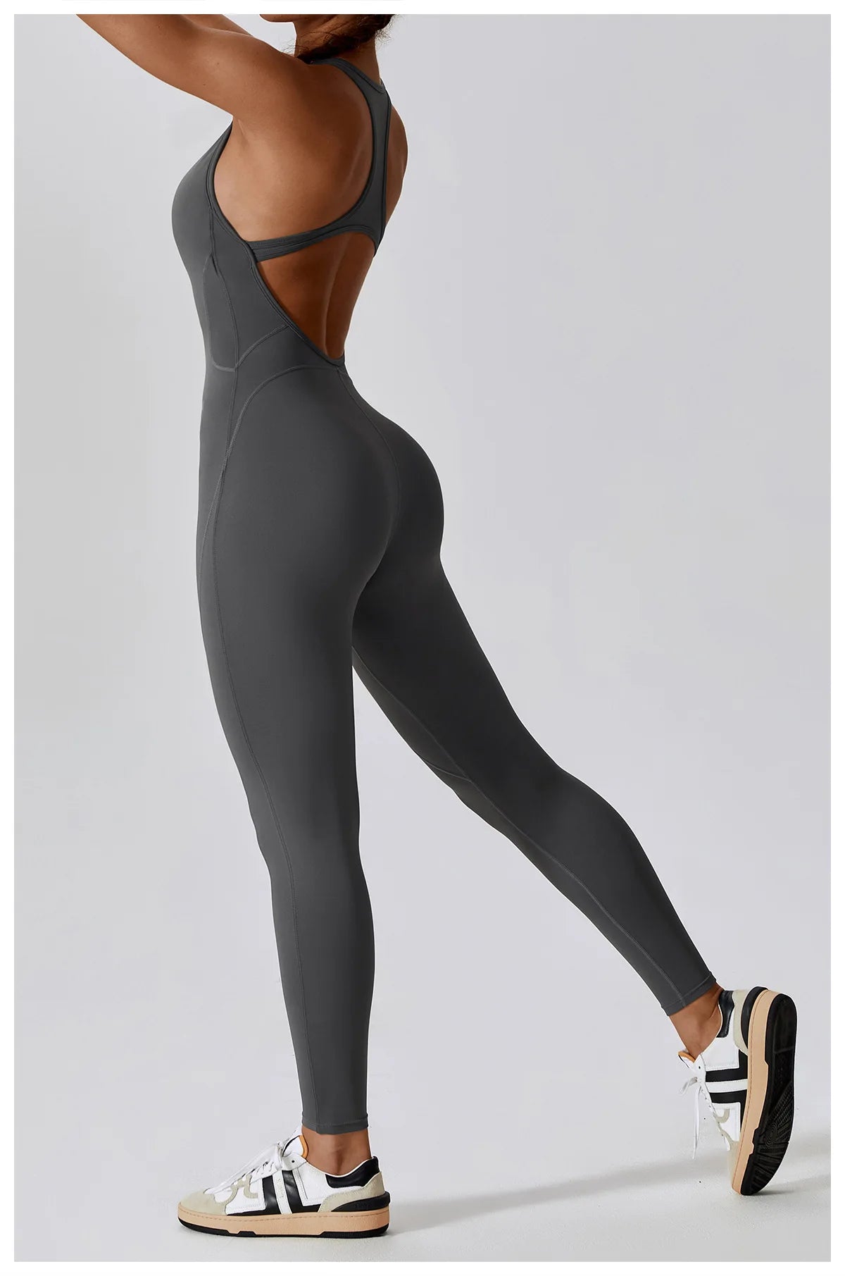 Women’s Yoga Jumpsuit – Push-Up Activewear Bodysuit