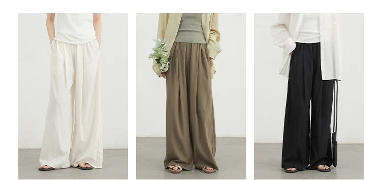 High-Waist Wide Leg Trousers – Spring/Summer 2025 Collection