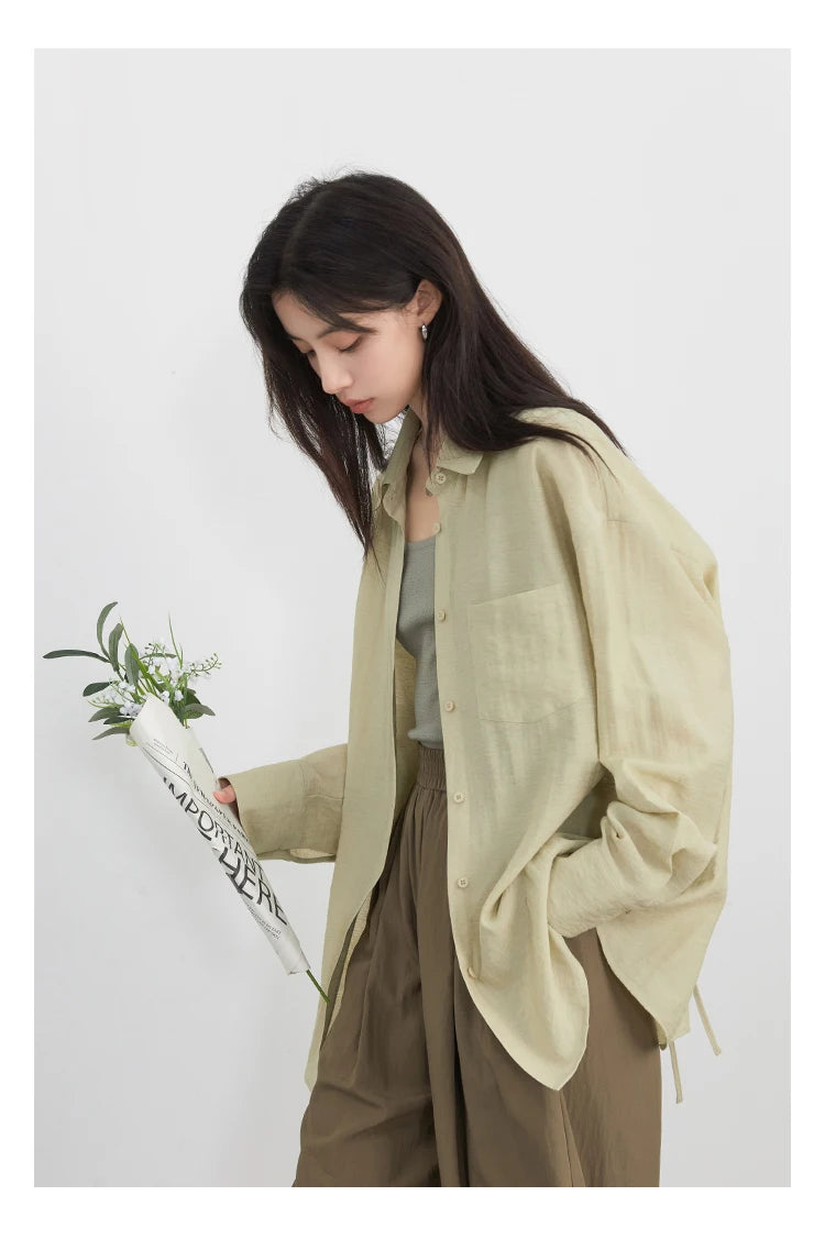 Hollow Back Blouse – Spring/Summer 2025 Collection