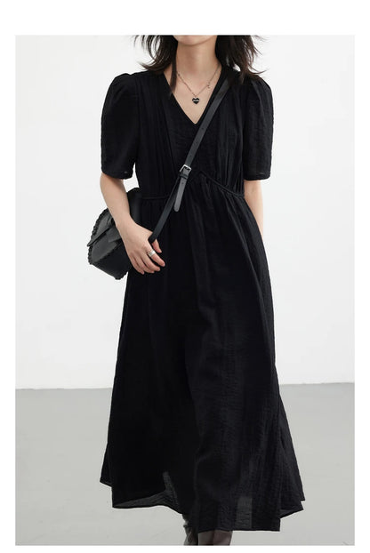 Vintage Puff Sleeve Dress – Summer 2025 Collection