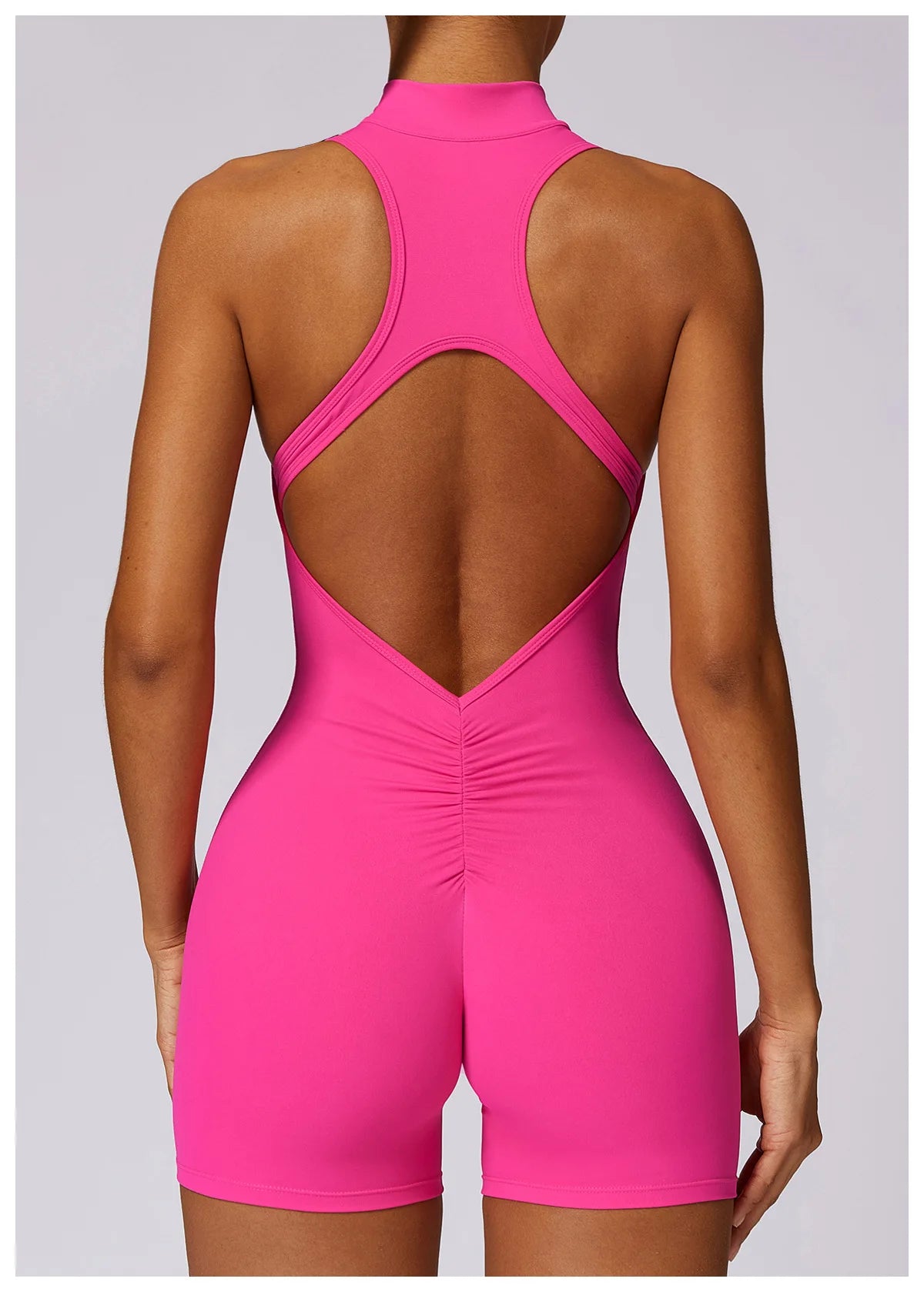Women’s Zipper Yoga Jumpsuit
