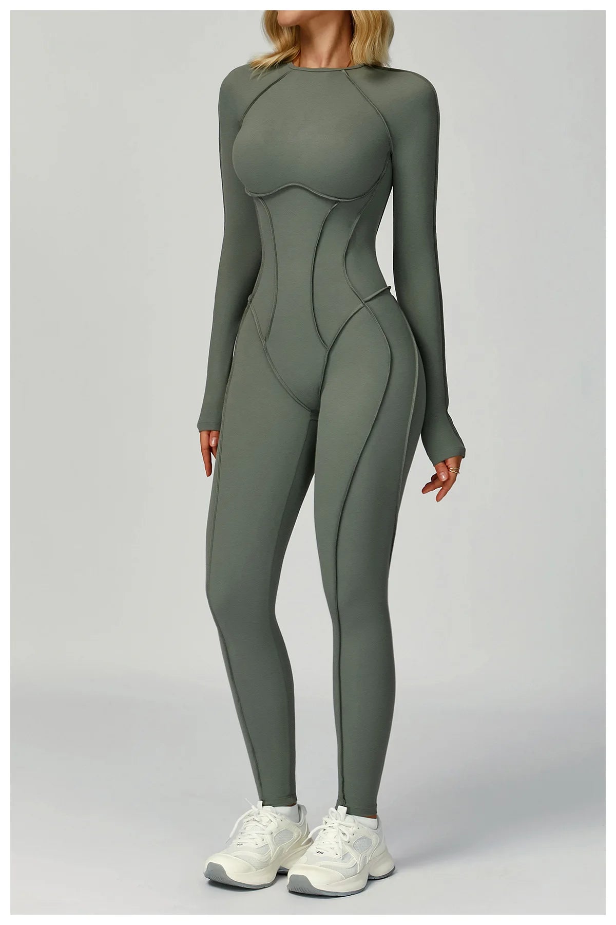 Women’s Long Sleeve Yoga Jumpsuit