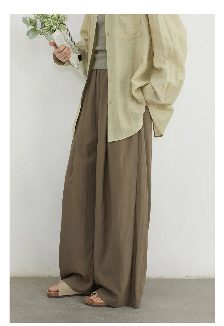 High-Waist Wide Leg Trousers – Spring/Summer 2025 Collection