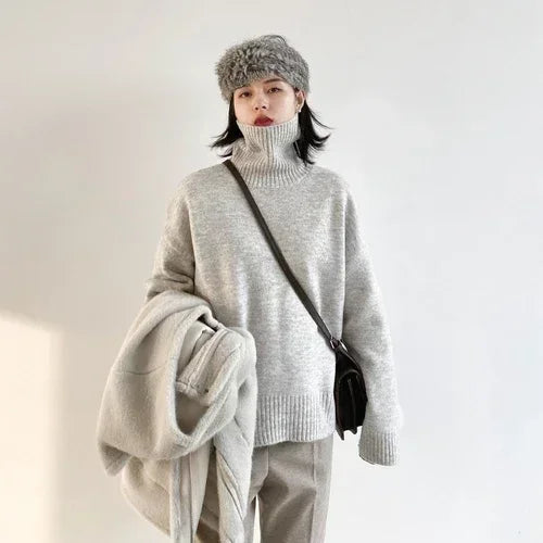 Korean Turtleneck Sweater – Winter 2025 Collection