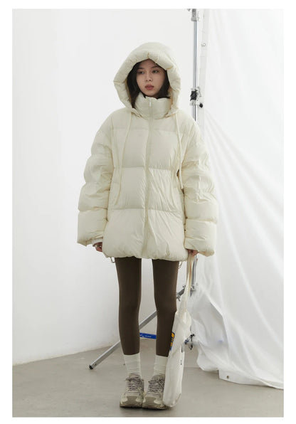 Hooded Puffer Down Coat – Autumn/Winter 2025 Collection