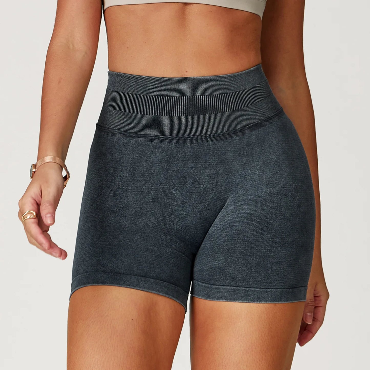 Seamless High Waist Yoga Shorts