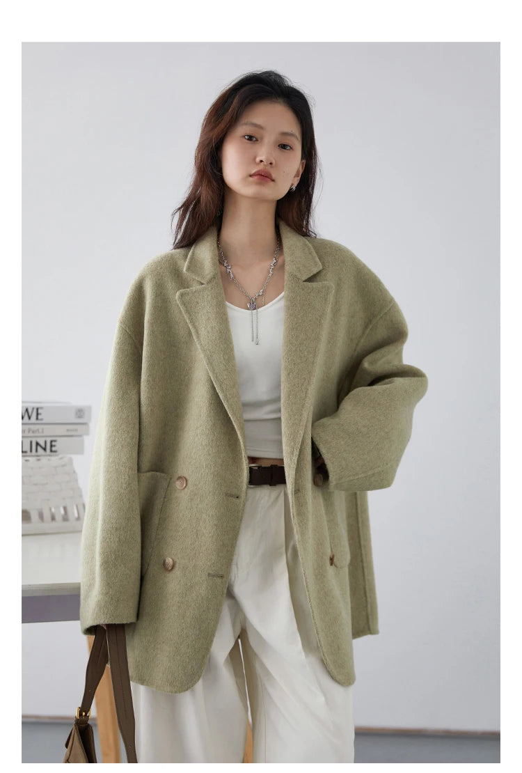 Double-Breasted Wool Coat – Winter 2025