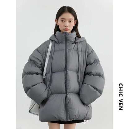Hooded Puffer Down Coat – Autumn/Winter 2025 Collection