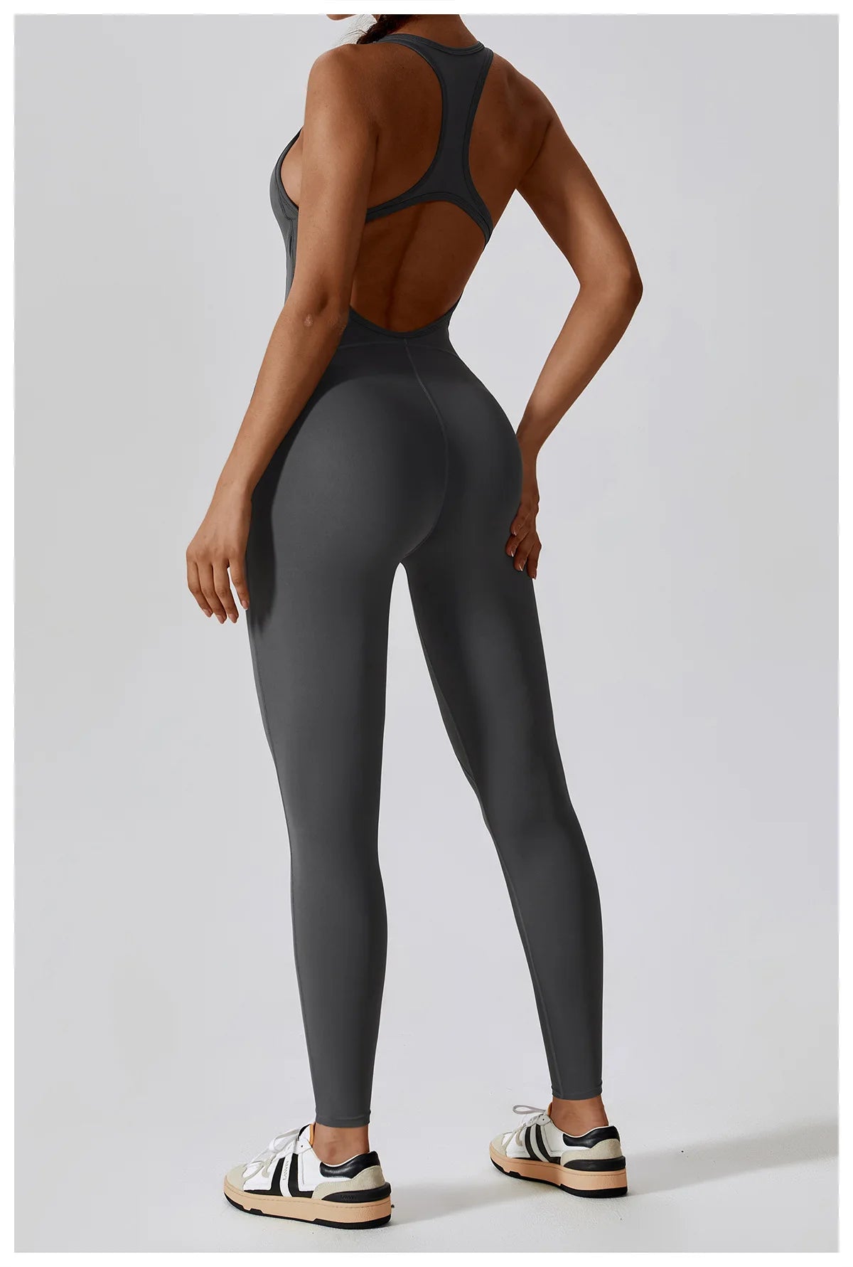 Women’s Yoga Jumpsuit – Push-Up Activewear Bodysuit