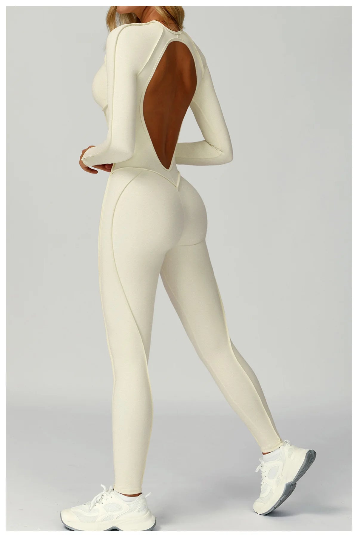 Women’s Long Sleeve Yoga Jumpsuit