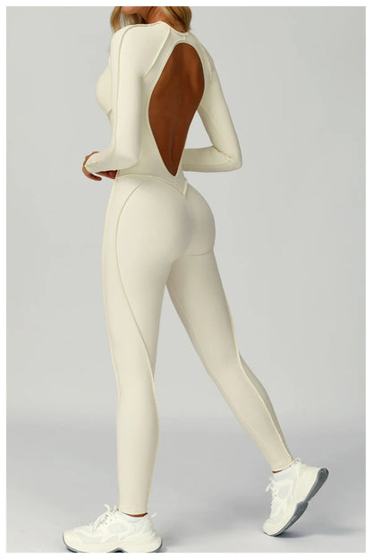 Women’s Long Sleeve Yoga Jumpsuit