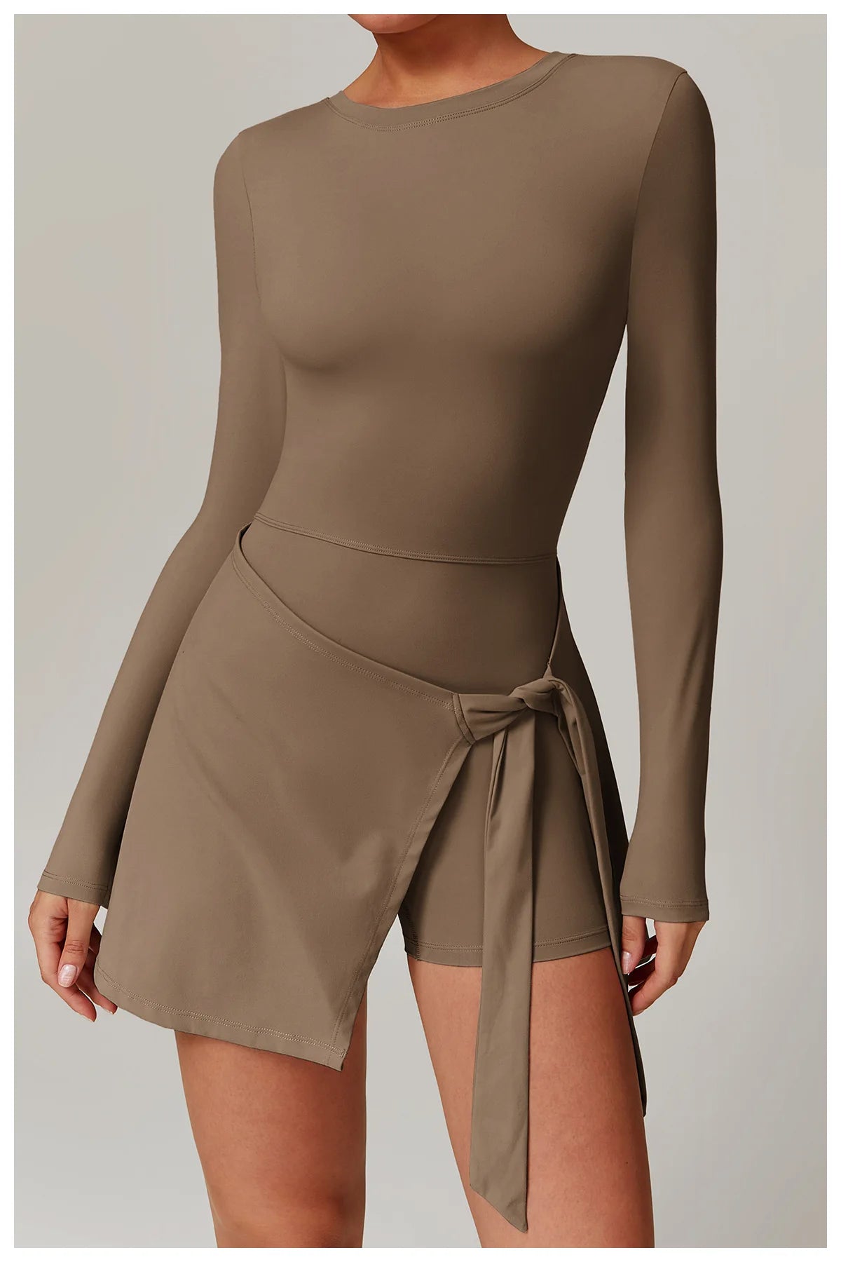 One-Piece Long Sleeve Yoga Jumpsuit