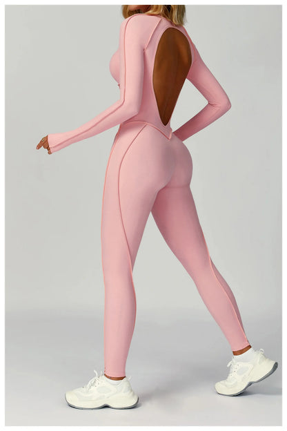 Women’s Long Sleeve Yoga Jumpsuit