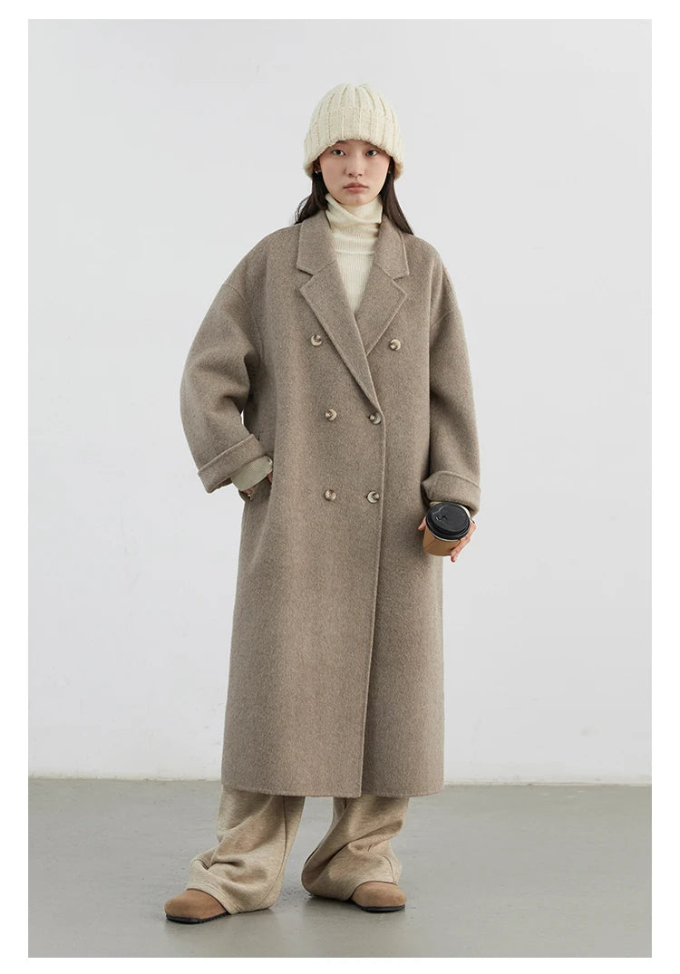 Double-Breasted Wool Coat – Autumn/Winter 2025