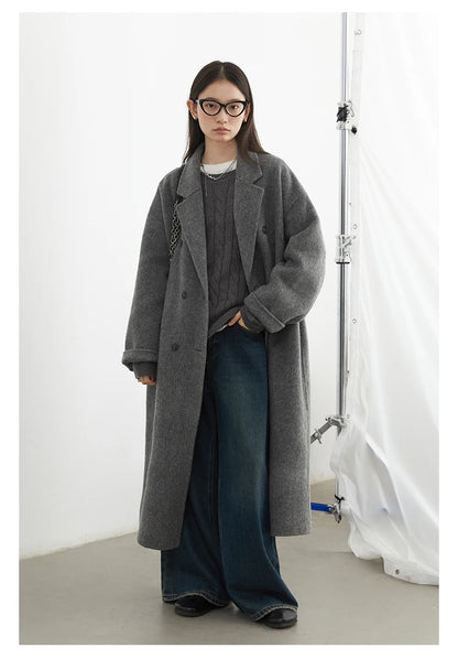 Double-Breasted Wool Coat – Autumn/Winter 2025