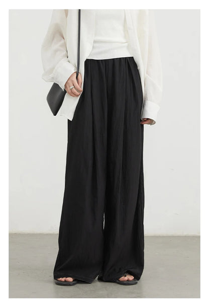 High-Waist Wide Leg Trousers – Spring/Summer 2025 Collection