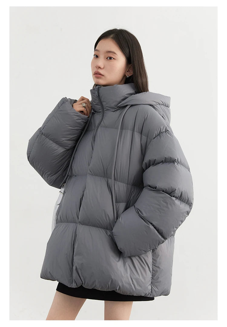 Hooded Puffer Down Coat – Autumn/Winter 2025 Collection