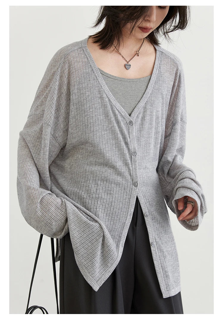 V-Neck Cardigan – Spring/Summer 2025
