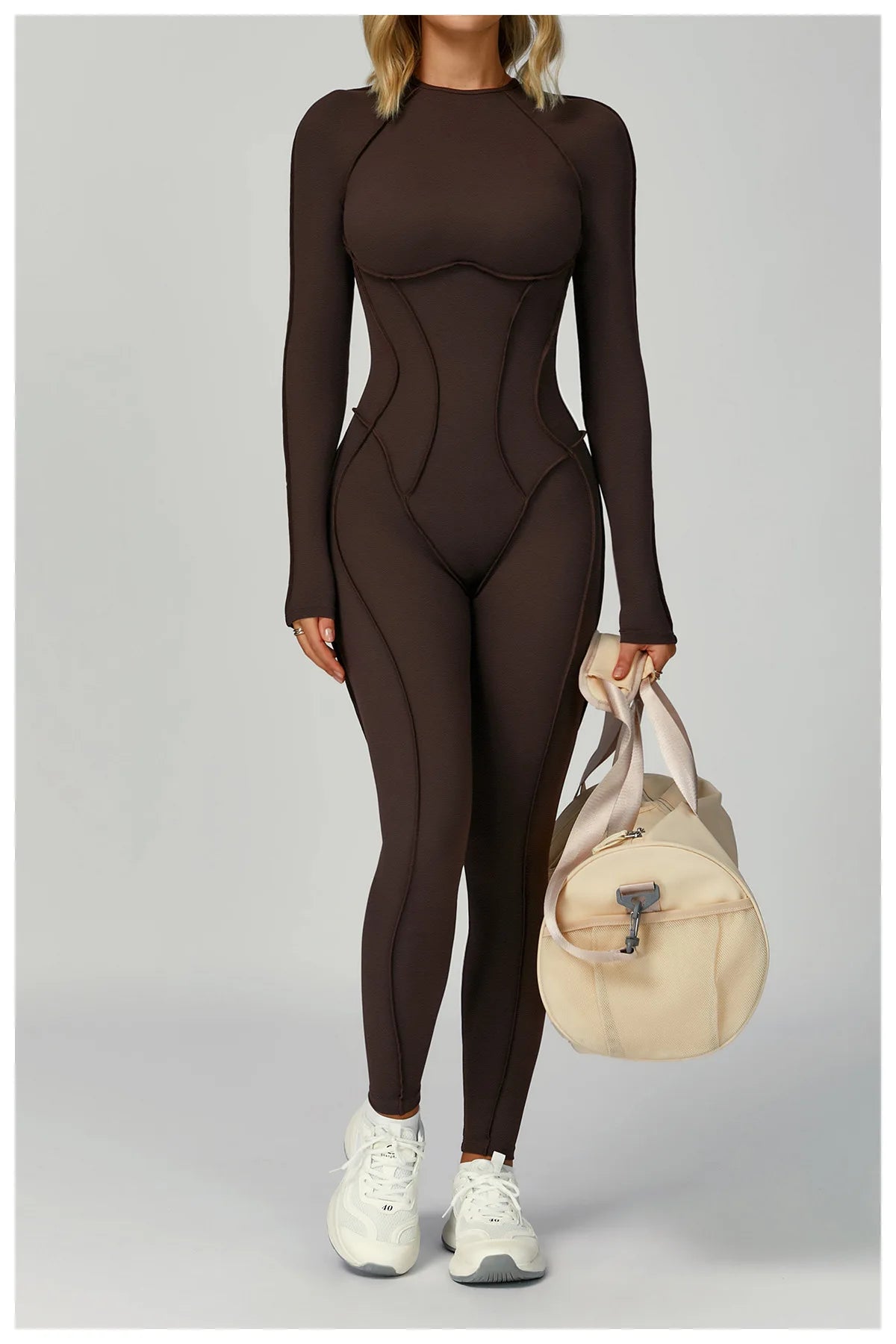 Women’s Long Sleeve Yoga Jumpsuit
