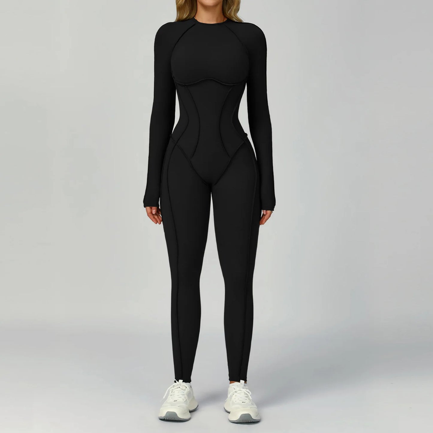 Women’s Long Sleeve Yoga Jumpsuit