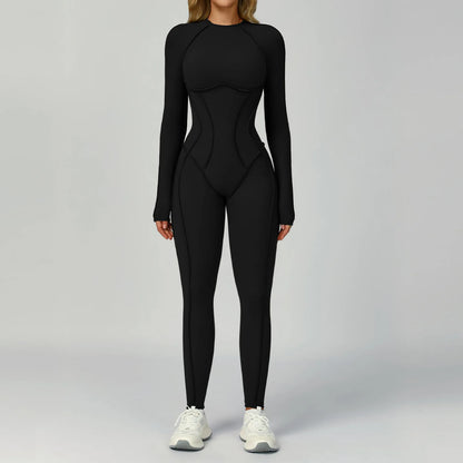 Women’s Long Sleeve Yoga Jumpsuit