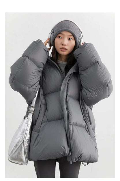 Hooded Puffer Down Coat – Autumn/Winter 2025 Collection