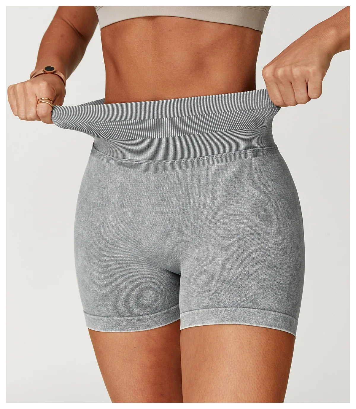 Seamless High Waist Yoga Shorts