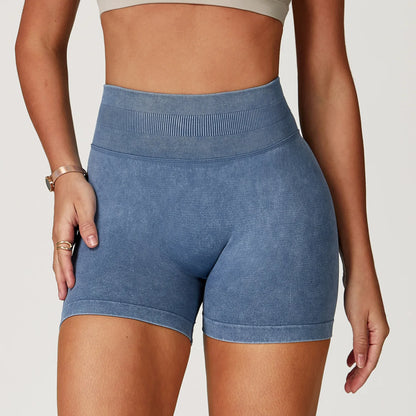 Seamless High Waist Yoga Shorts