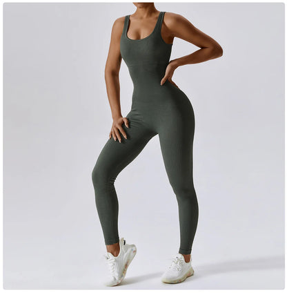 One-Piece Seamless Yoga Suit