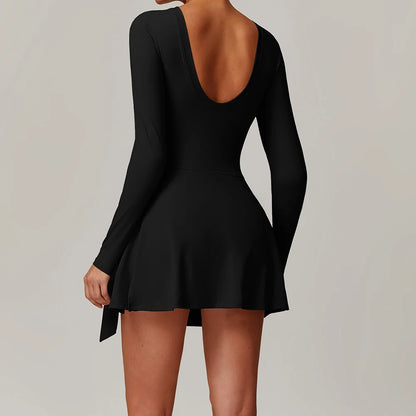 One-Piece Long Sleeve Yoga Jumpsuit