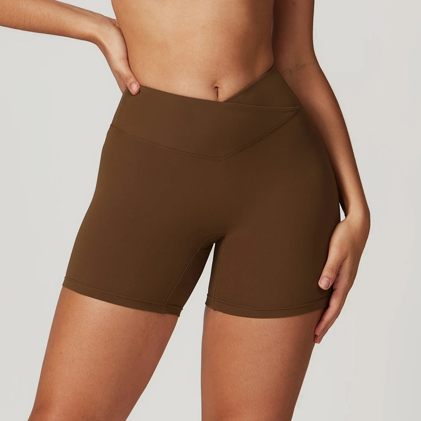 High Waist Push-Up Yoga Shorts