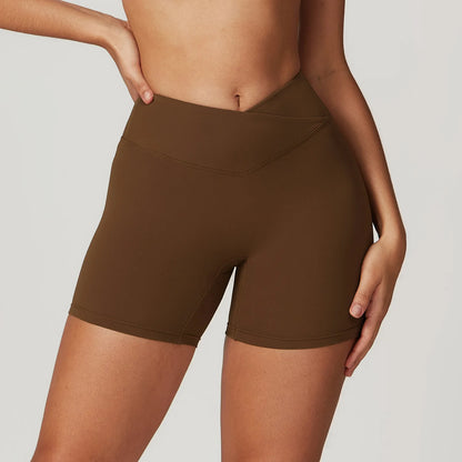High Waist Push-Up Yoga Shorts