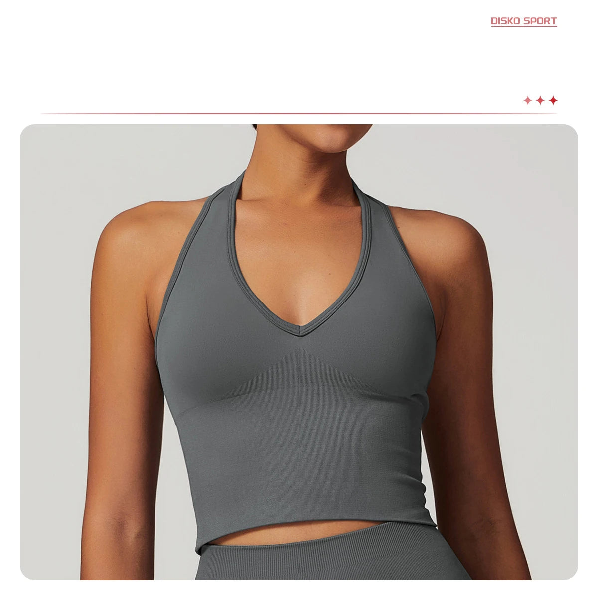 Seamless Push-Up Sports Bra