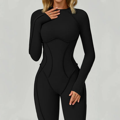 Women’s Long Sleeve Yoga Jumpsuit
