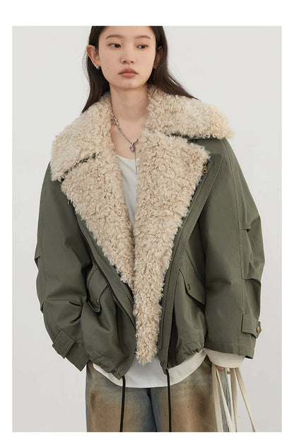 Retro Motorcycle Cotton Jacket – Winter 2025 Collection