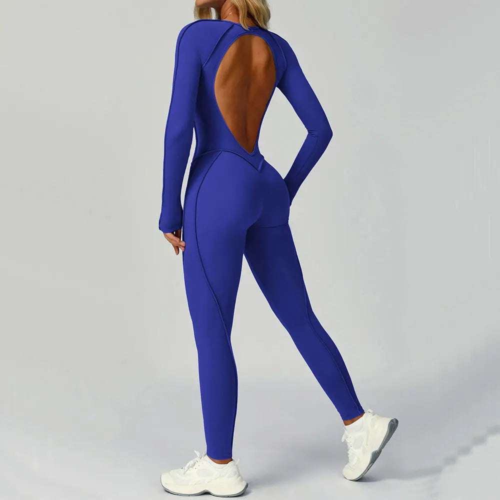 Women’s Long Sleeve Yoga Jumpsuit